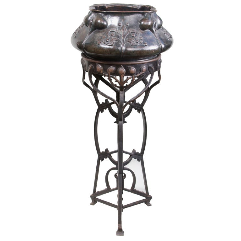 Austrian Art Nouveau Plant Stand