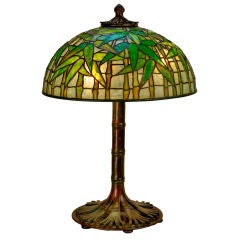 Vintage Tiffany Studios "Bamboo" Table Lamp
