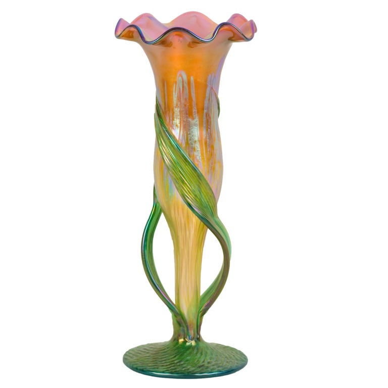 Loetz Flower Form Vase