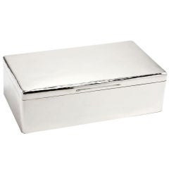 Large Tiffany Sterling Hinged Box