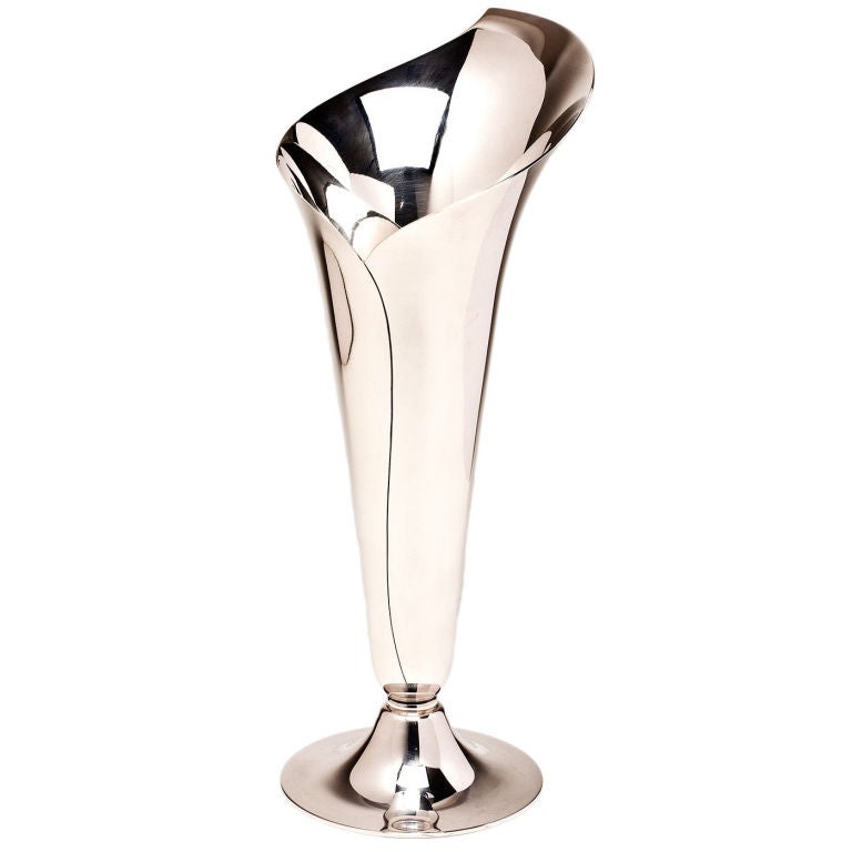 Tiffany-Vase aus Sterlingsilber