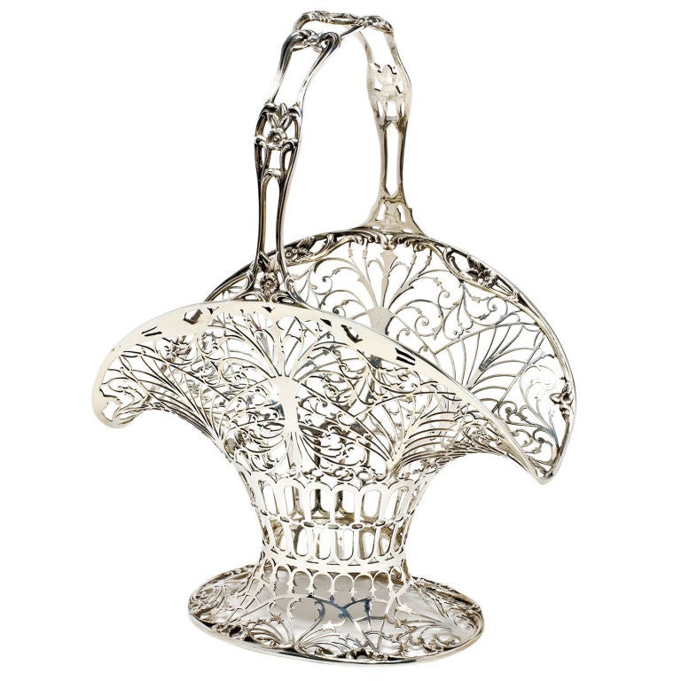 Reticulated Sterling Basket