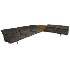 Vintage Wave Sectional by Giovanni Offredi for Saporiti Italia
