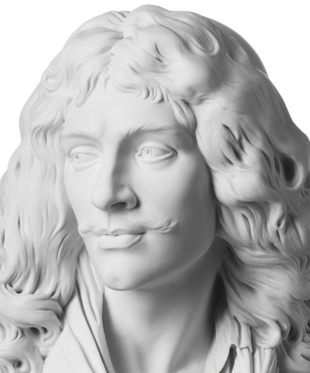 French Bust of Molière from Manufacture National de Sèvres