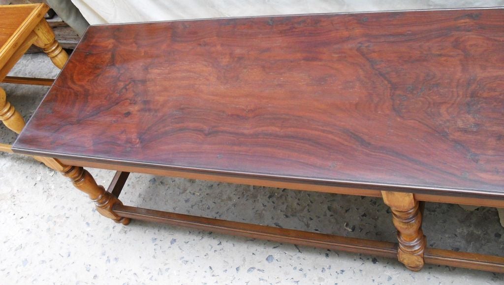 19th Century Anglo-Indian Rosewood and Satinwood Bench or Coffee Table