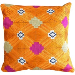 Vintage Phulkari Pillow No.4