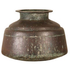 Vintage Hand Hammered Copper Water Vessel