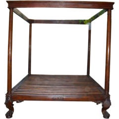 Anglo-Indian Platform Style Bed in Mahogany