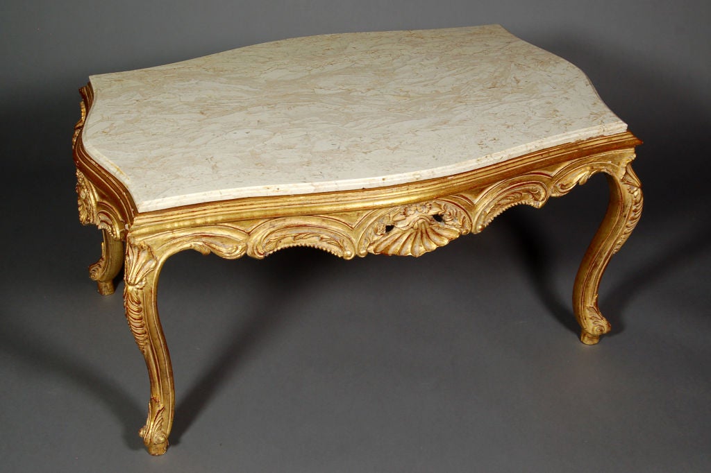 20th Century Louis XV Italianate Style Parlor Table