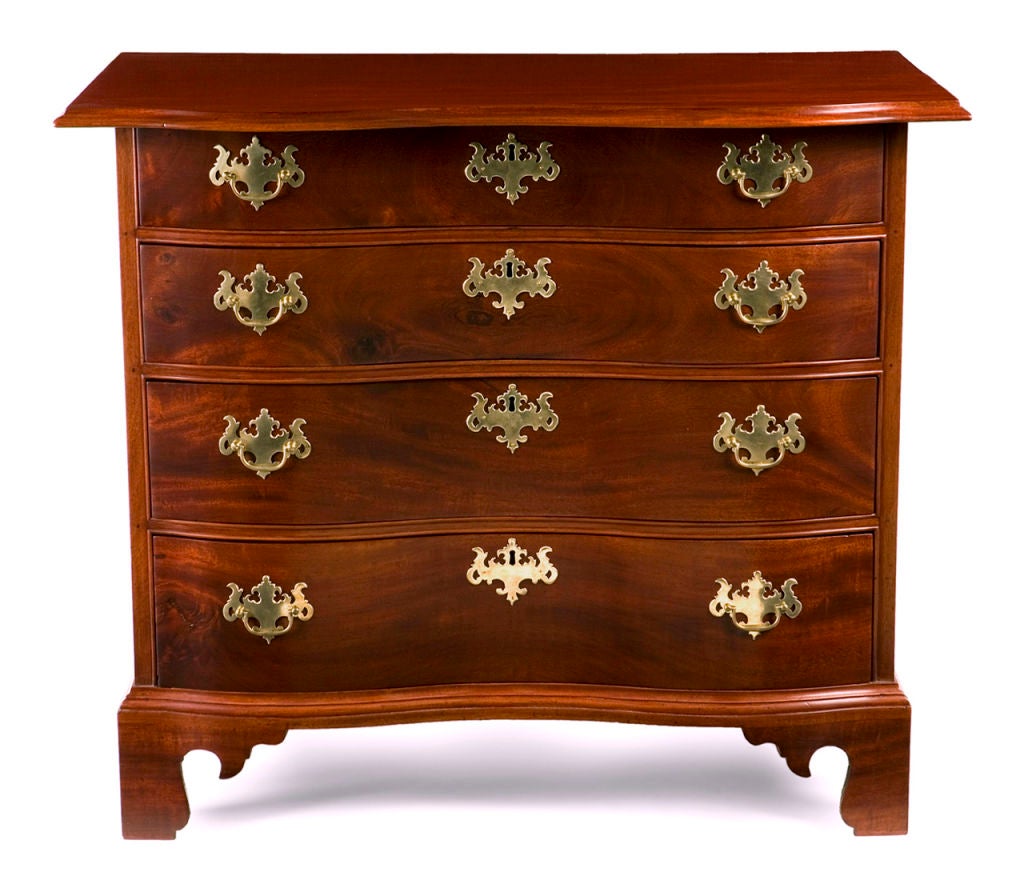 A Diminutive Chippendale Mahogany Chest of Drawers