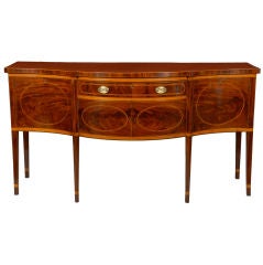 A superb Federal mahogany and inlaid sideboard, New York City
