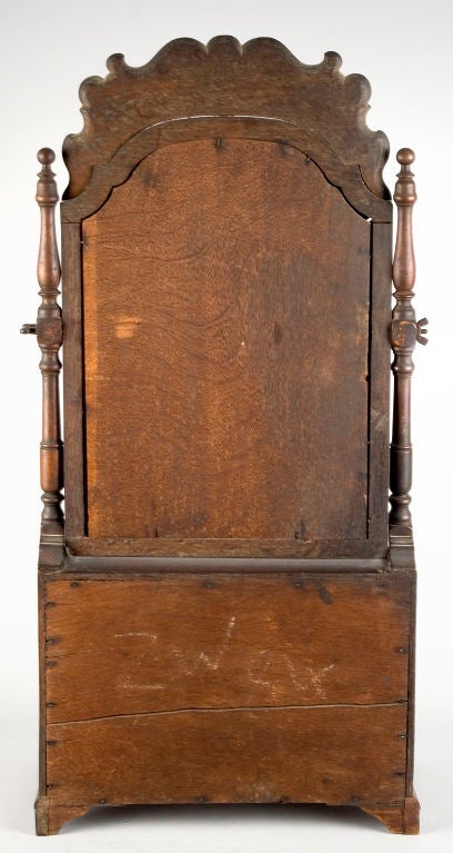 A fine Dutch Rococo mirror-back dressing or writing box For Sale 4