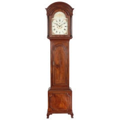 Antique A Rare Chippendale Mahogany Tall Clock, Newport, Rhode Island