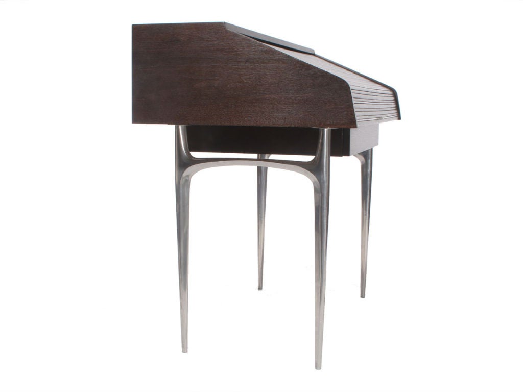 American Roll Top Writing Table by Donald Deskey