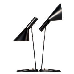 Retro Pair of Visor Lamps by Arne Jacobsen