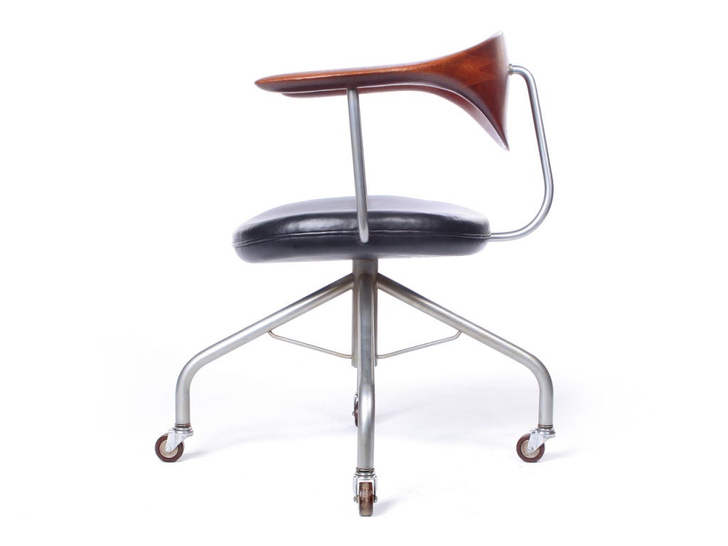 Scandinavian Modern The Swivel Chair by Hans J. Wegner