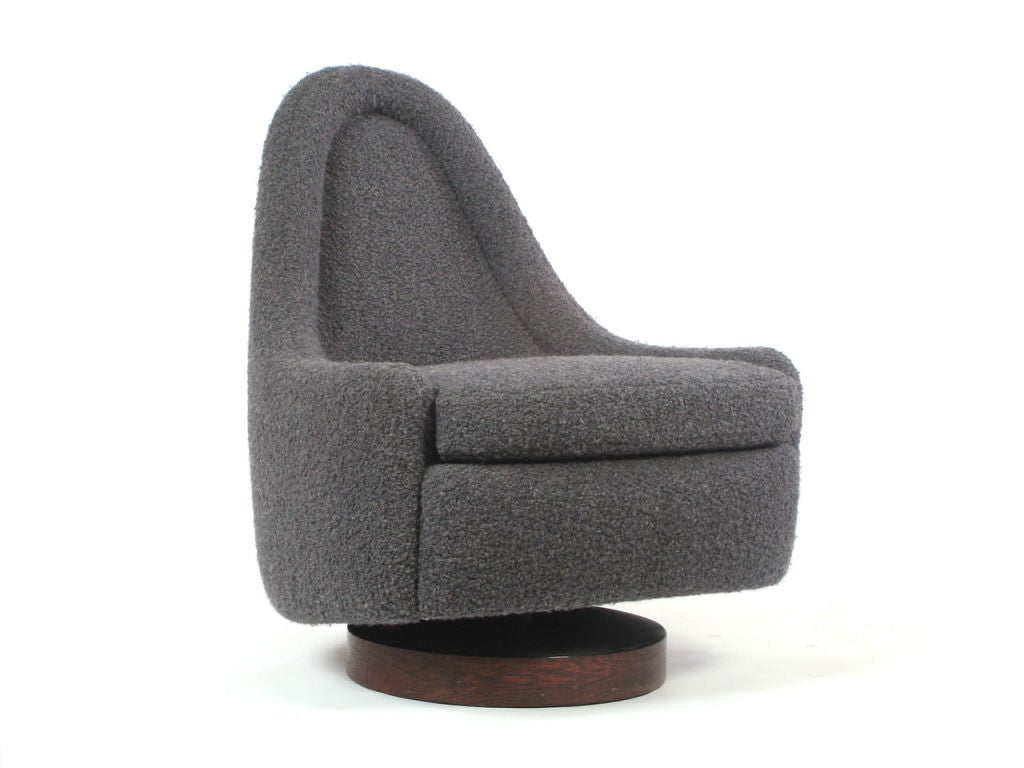 Rock and Swivel Slipper Chair designed by Milo Baughman 2