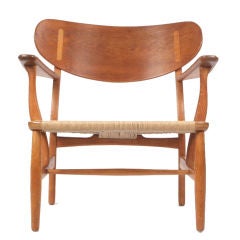 Easy Chair in Oak by Hans Wegner