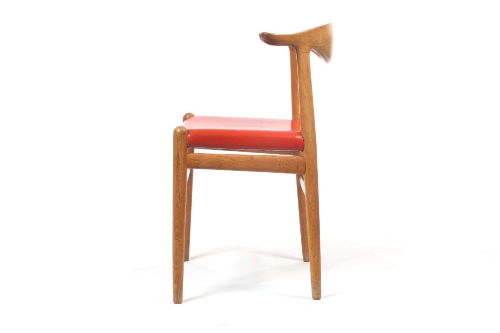 Oak the Cow Horn Chair by Hans Wegner