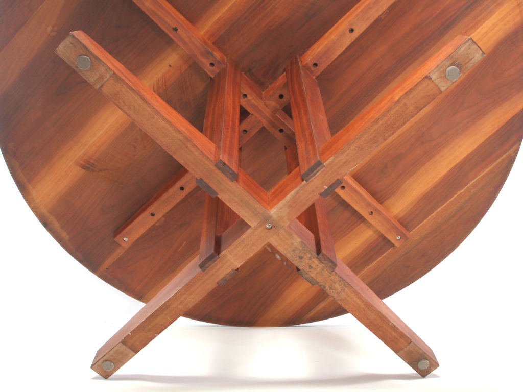 the Frenchman's Cove Round Table by George Nakashima In Excellent Condition In Sagaponack, NY