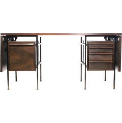 Steel Frame Partners Desk by Edward Wormley