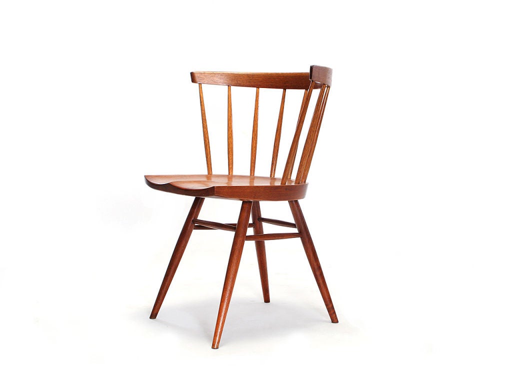 The Straight Backed Chair Designed By George Nakashima 1947 At 1stdibs Mid Century Modern The Straight Backed Chair Designed By George Nakashima 1947 For
