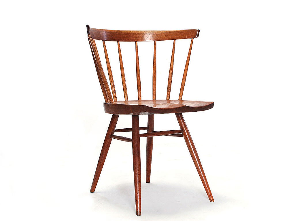 the StraightBacked chair designed by Nakashima 1947 at 1stDibs