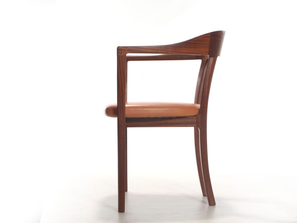 Mid-20th Century the Most Elegant Armchair by Ole Wanscher