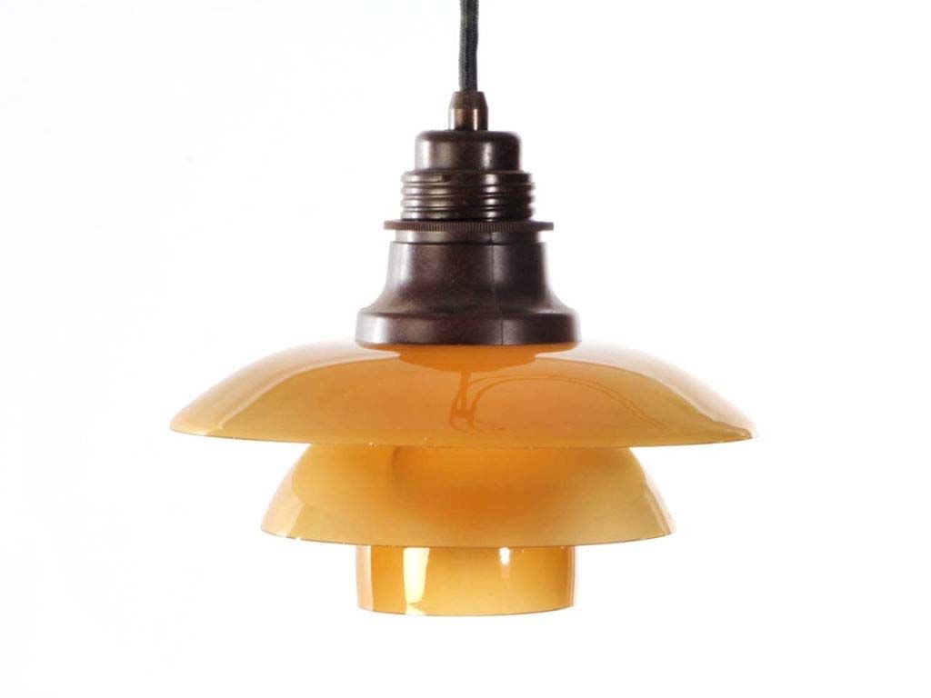 Mid-20th Century Poul HENNINGSEN Double Ringkrone Lamp