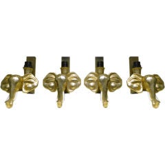 Set of Elephant Sconces