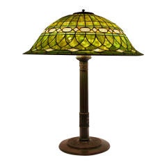 Tiffany Studios Roman Helmet Table Lamp