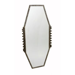 Edgar Brandt Art Deco Wrought Iron Mirror