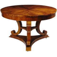 A Biedermeier Center Hall Table