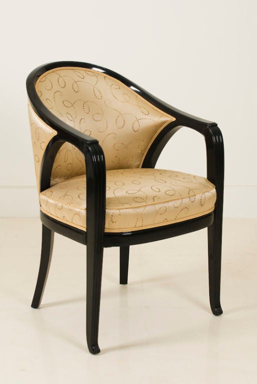 French Art Deco Armchairs by Paul Follot For Sale