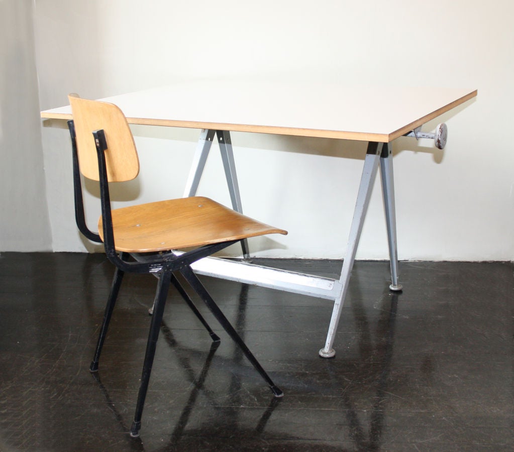 Mid-20th Century Drawing table by Wim Rietveld