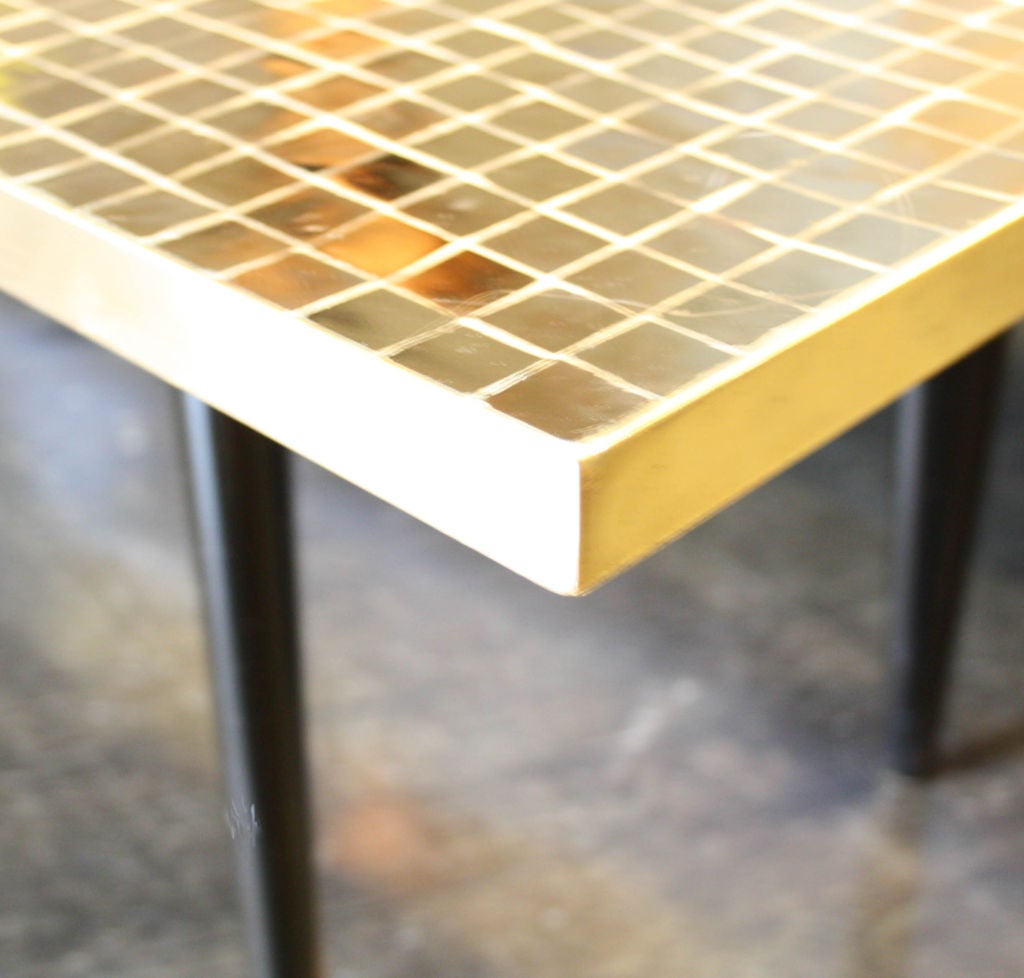 1950s Swedish Glass Mosaic Coffeetable