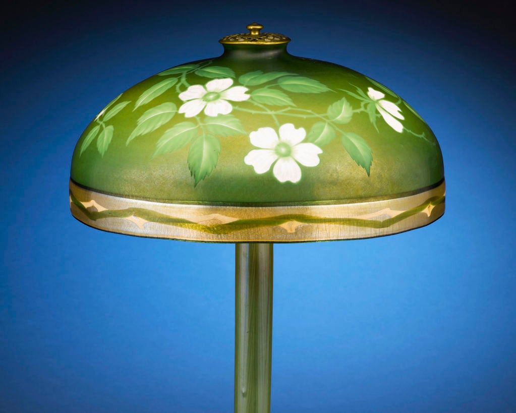 Tiffany Studios Intaglio Favrile Table Lamp