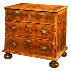 William & Mary Labumum Oyster Chest