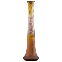 Cameo Glass Vase by Emile Gallé