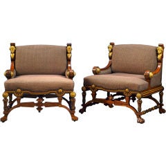 Used Slipper Chairs by Pottier & Stymus, owned by Pierre Bergé