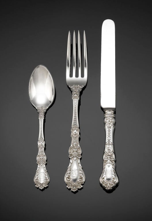 Silver Gorham Henry II 306 Piece Flatware Service