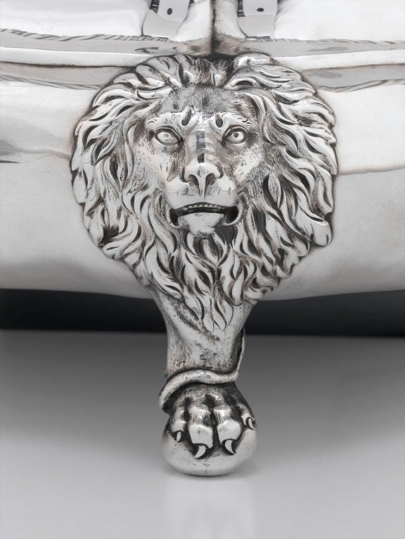 Important Paul de Lamerie Silver Soup Tureen 1