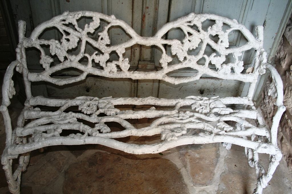 French Iron Bench