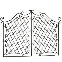 Elegant Wrought Iron Gate Panels