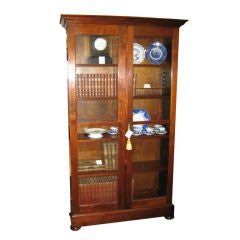 Walnut 2 Door Bookcase