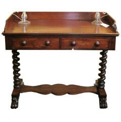 Victorian English Mahogany Server