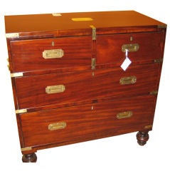 MAHOGANY CAMPAIGN CHEST