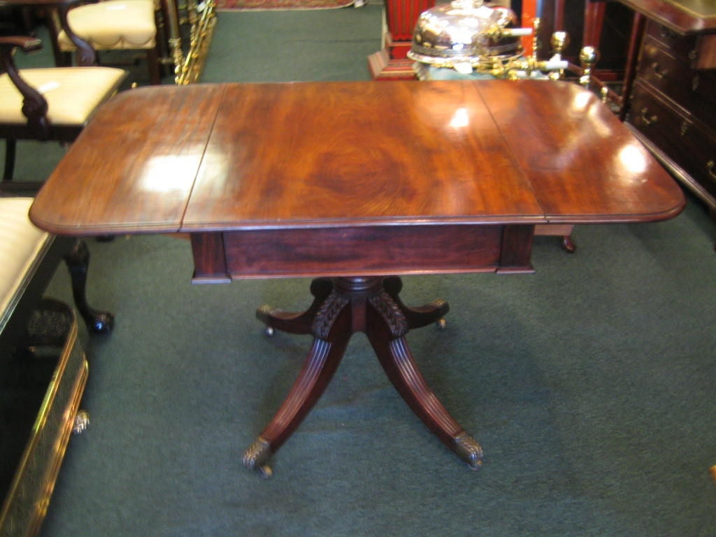 English 19th cent.Mahohany Sofa Table