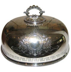 Antique English Sheffield Plated Meat Dome