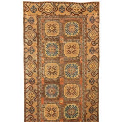 Antique 19th Century Chinese Khotan Rug